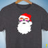 Santa’s Lesbian Pride Flag Shades Premium Unisex T-Shirt - Dark Grey Heather